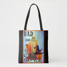 Halloween Ghost Theme Canvas tas