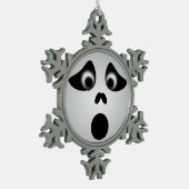 HALLOWEEN GHOST TIN SNEEUWVLOK ORNAMENT (Links)