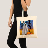 Halloween Ghost Tote Bag (Voorkant (product))