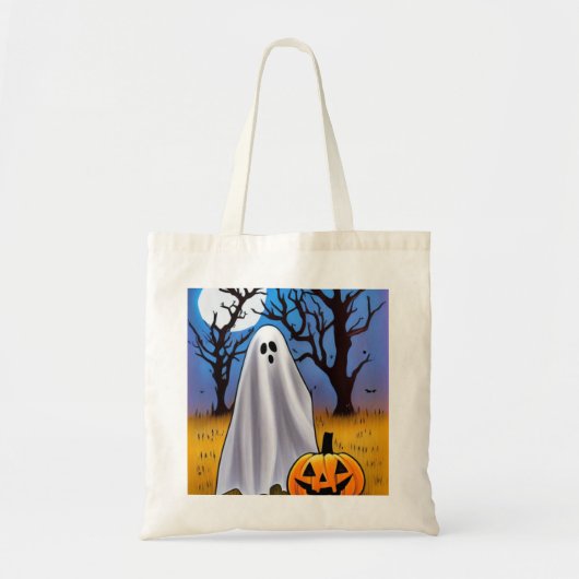 Halloween Ghost Tote Bag (Voorkant)
