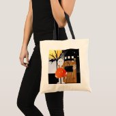 Halloween Ghost Tote Bag (Voorkant (product))