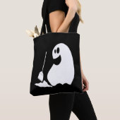 Halloween Ghost Tote Bag (Dichtbij)