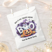 Halloween Ghost Trick or treat Bedankzakje (Geknipt)