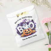 Halloween Ghost Trick or treat Bedankzakje (Gezegeld)