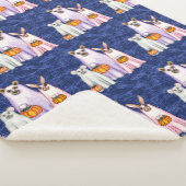 Halloween Ghost Trio van Forest Friends Sherpa Deken (3/4)