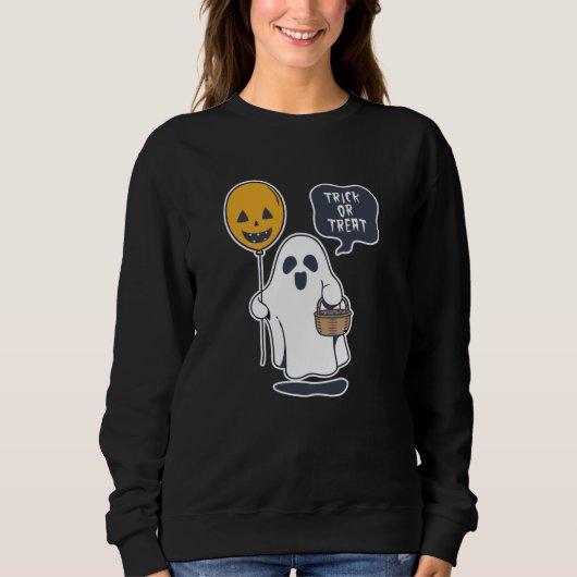 Halloween Ghost Trui (Voorkant)