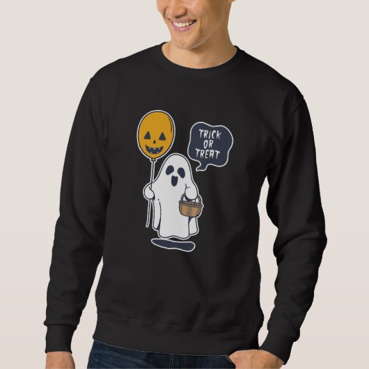 Halloween Ghost Trui (Voorkant)