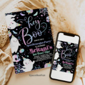 Halloween Ghost Verjaardag Uitnodiging Feest Hey B