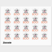 Halloween Ghost Vierkante Sticker (Vel)