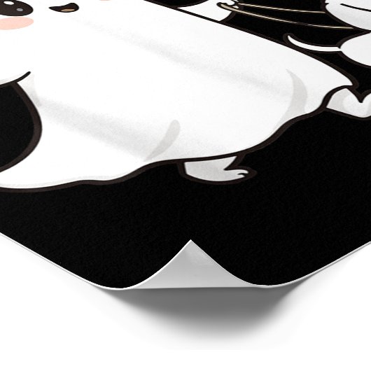 Halloween Ghost Walking Dog Soky Season Halloween Poster (Hoek)