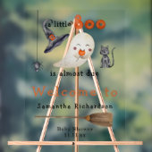 Halloween Ghost Welkom baby shower Acryl Bord (Neutraal)