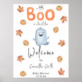 Halloween Ghost Welkom baby shower Poster (Voorkant)