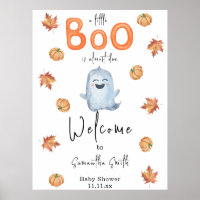 Halloween Ghost Welkom baby shower