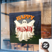 Halloween Ghost Window Cling Raamsticker (Cafe Raam)