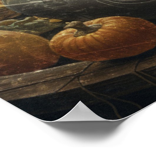 Halloween Ghost Witch Poster (Hoek)