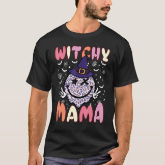 Halloween Ghost Witchy Mama Spooky Vibes Season 20 T-shirt
