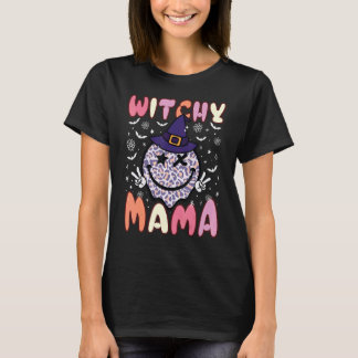 Halloween Ghost Witchy Mama Spooky Vibes Season 20 T-shirt