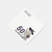 Halloween Ghost Women's Fabulous 50th Birthday Servet (Hoek)