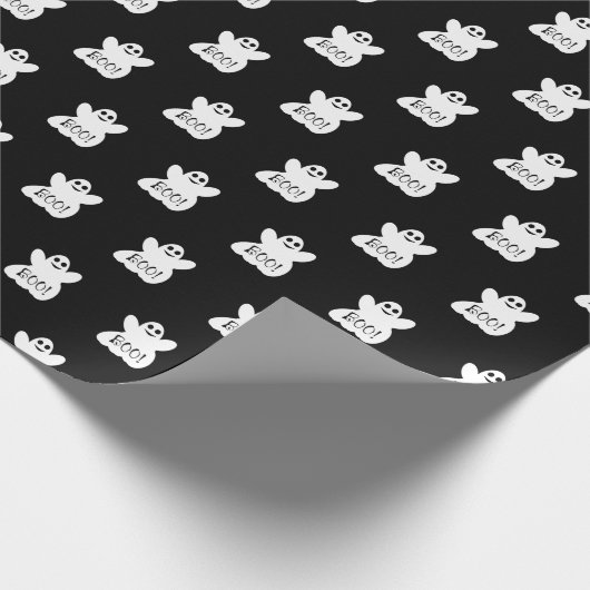 Halloween Ghost Wrapping Paper Cadeaupapier (Hoek)