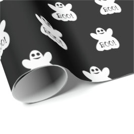 Halloween Ghost Wrapping Paper Cadeaupapier