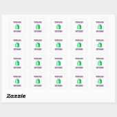 Halloween Ghost - You Are My Boo Vierkante Sticker (Vel)