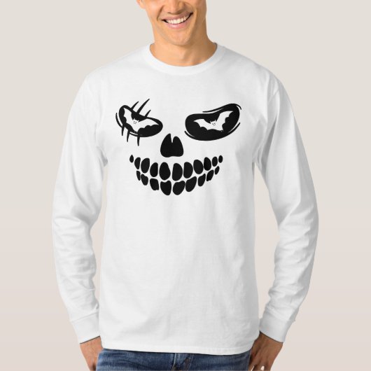 Halloween ghostface spooky horror shirt (Voorkant)