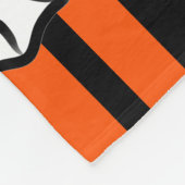 Halloween Ghosts and Stripes Fleece Blanket (Hoek)