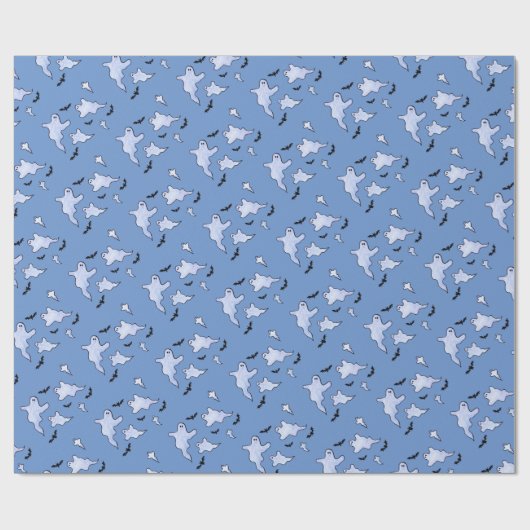 Halloween Ghosts Bats Cadeaupapier (Vlak)