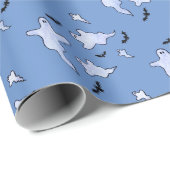 Halloween Ghosts Bats Cadeaupapier (Rol Hoek)