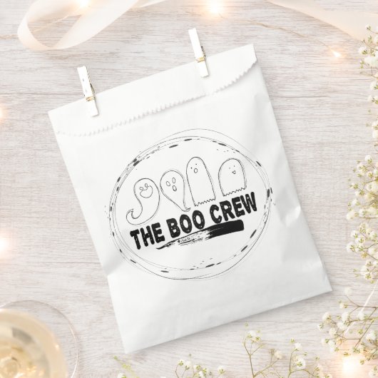 Halloween Ghosts Bedankzakje (Geknipt)