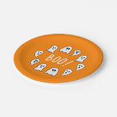 Halloween Ghosts Boo Papieren Bordje (Gekanteld)