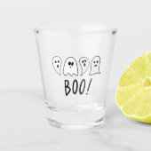 Halloween Ghosts Boo Shot Glas (Voorkant)