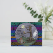 Halloween Ghosts Briefkaart (Staand voorkant)