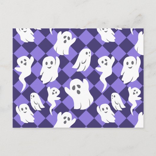 Halloween Ghosts Briefkaart (Voorkant)