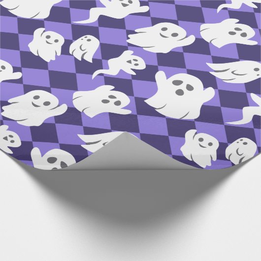 Halloween Ghosts Cadeaupapier (Hoek)