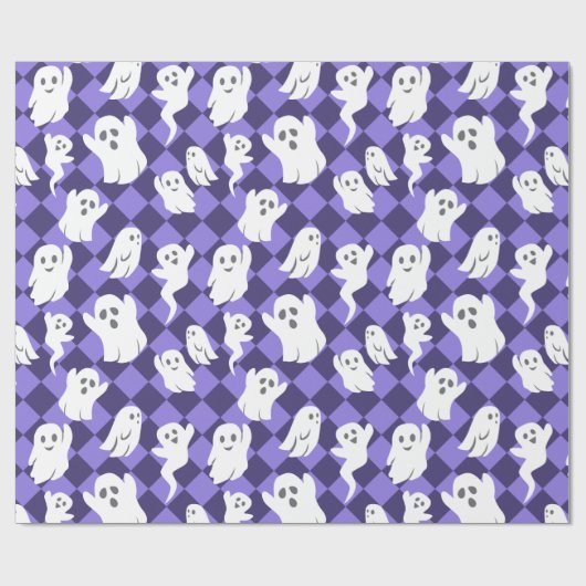 Halloween Ghosts Cadeaupapier (Vlak)