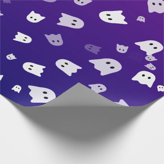 Halloween Ghosts Cadeaupapier (Hoek)