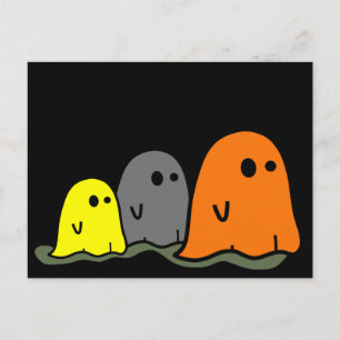 Halloween Ghosts Cute Briefkaart