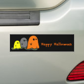 Halloween Ghosts Cute Bumpersticker (Op auto)