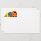 Halloween Ghosts Cute Stationery Briefpapier (Voorkant / Achterkant)