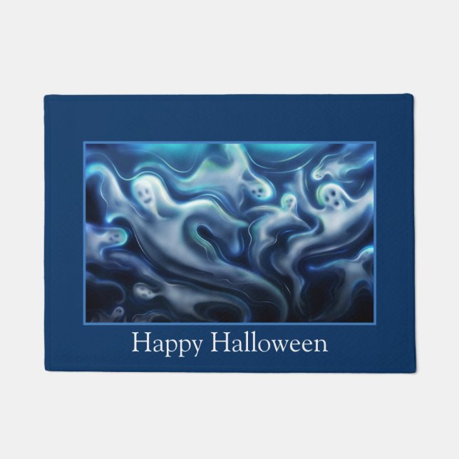 Halloween Ghosts Doormat Deurmat (Voorkant)