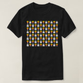 Halloween Ghosts en Candy Corn T-shirt (Design voorkant)