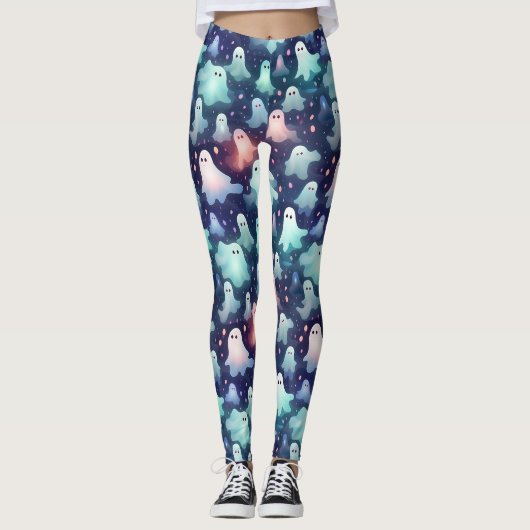 Halloween Ghosts en Goblins Leggings (Voorkant)