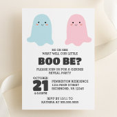 Halloween Ghosts Gender Reveal Party Uitnodiging