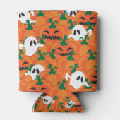 Halloween Ghosts Haunted Pumpkin Patch Blikjeskoeler (Achterkant)