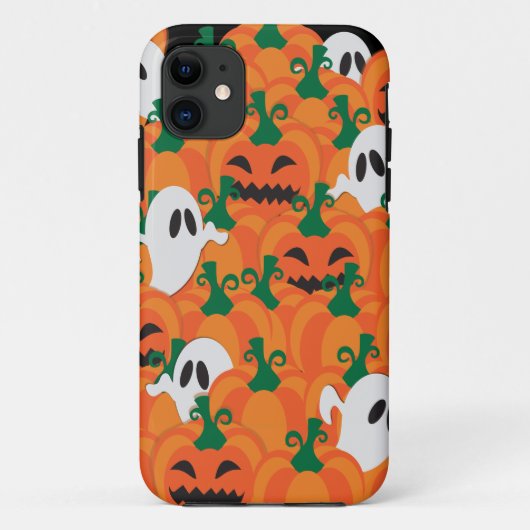 Halloween Ghosts Haunted Pumpkin Patch Case-Mate iPhone Case (Achterkant)