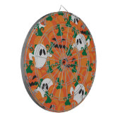 Halloween Ghosts Haunted Pumpkin Patch Dartbord (Voorkant Links)
