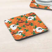 Halloween Ghosts Haunted Pumpkin Patch Drankjes Onderzetter (Linkerzijde)
