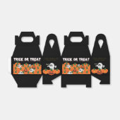 Halloween Ghosts Haunted Pumpkin Patch Favor Box Bedankdoosjes (Uitgevouwen)