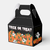 Halloween Ghosts Haunted Pumpkin Patch Favor Box Bedankdoosjes (Voorkant Zijde)